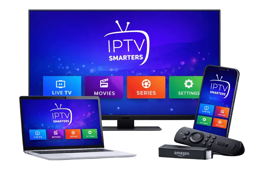 SmartersProLive em vários dispositivos